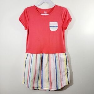 Wonder Nation Girls Fun Vibrant Dress XL 14-16